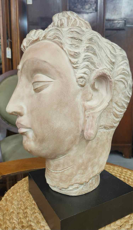 Lg. Head of Buddha Bust
