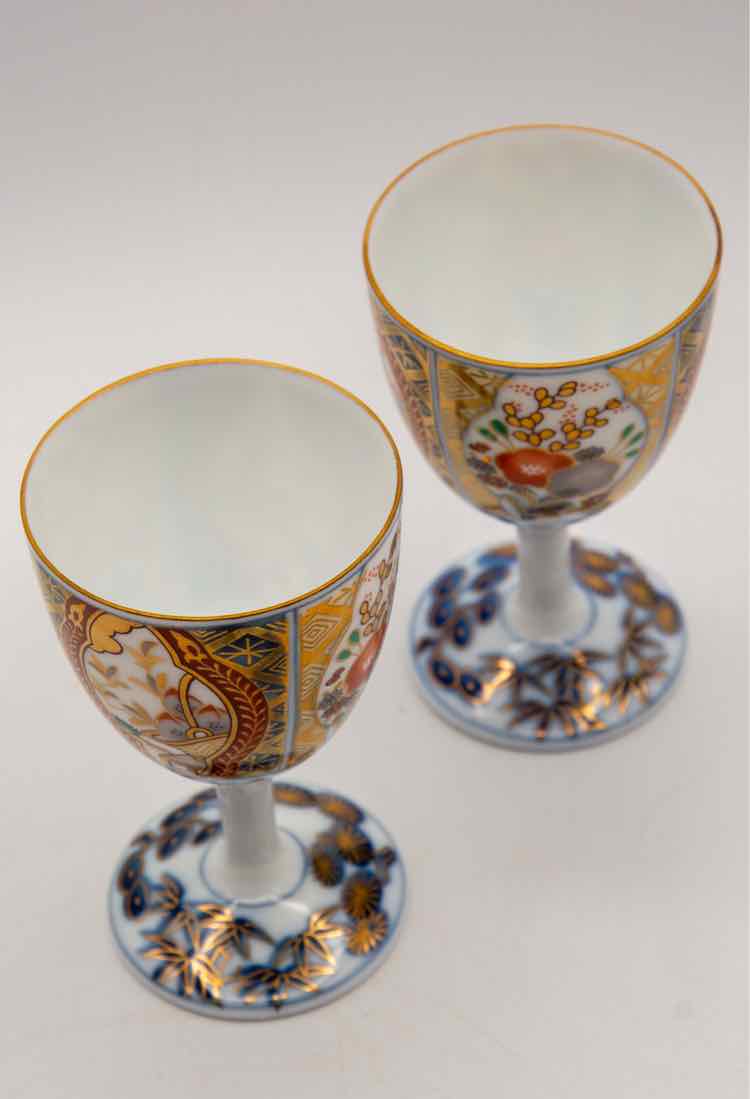 Vintage Imari Egg Holders