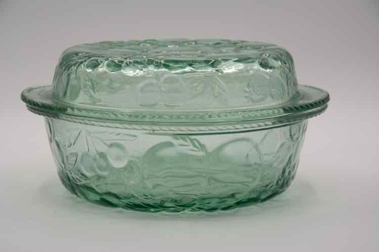 Vintage 2 Piece Indiana Glass Casserole Set