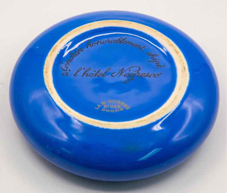 Vintage Hotel Negresco Nice Ashtray