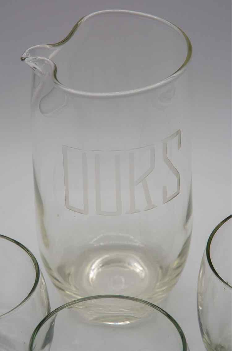 Cocktail Pitcher & Glasses