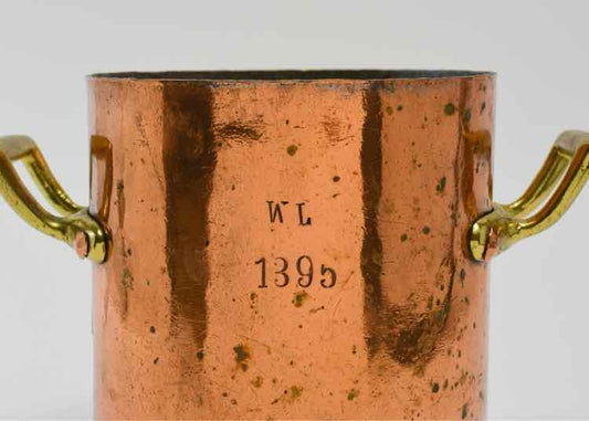 Antique French Copper Pot "WL 1395"
