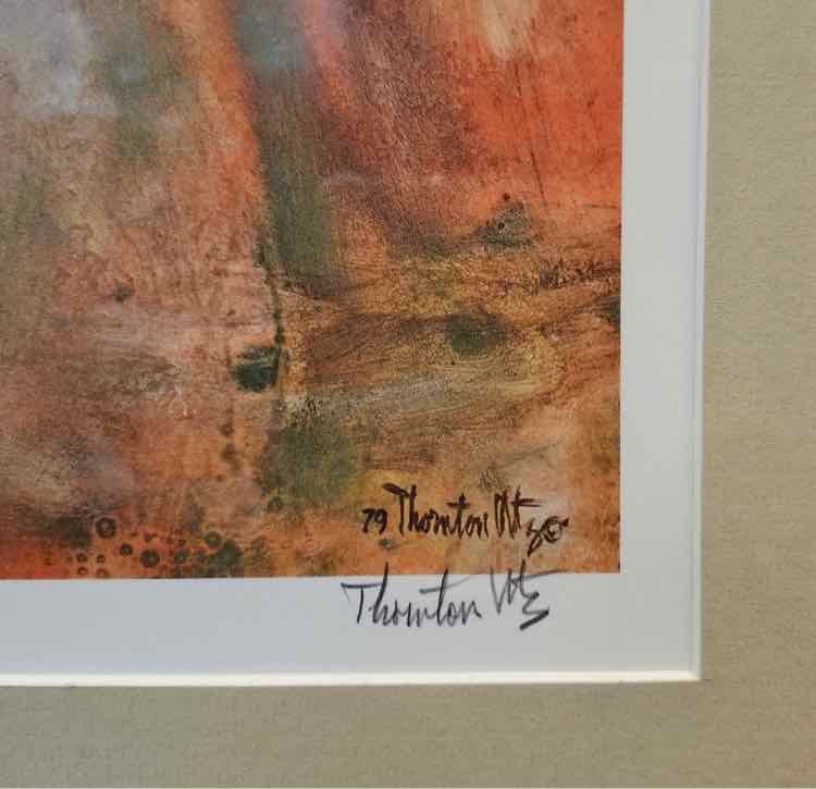 "Melaine" Signed Litho Thorton Utz Print
