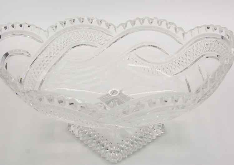 Crystal Bohemia Footed Bowl