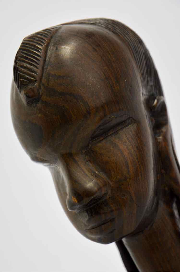 Hand Carved African Bust