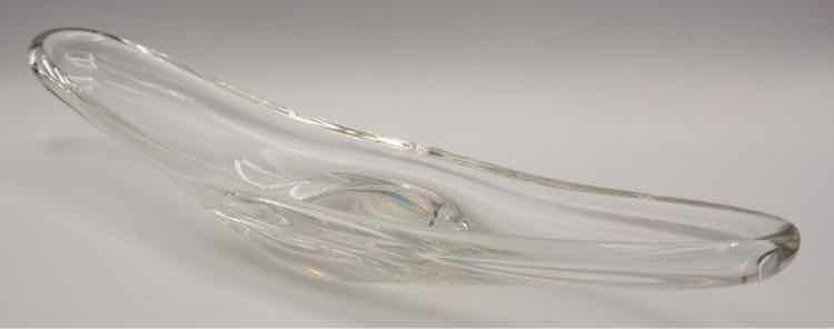 Crystal Elongated Fruit Bowl