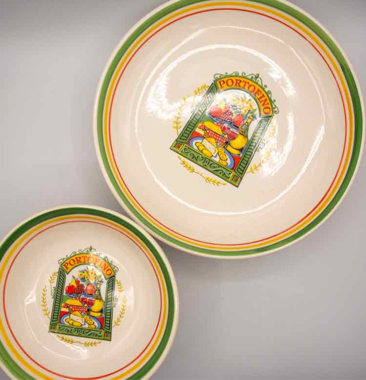 Portofino Past Serving Bowl & Dishes