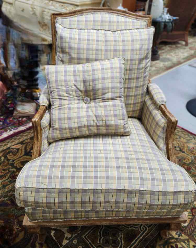 French Upholstered Arm Chair