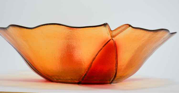 Vintage Art Glass Bowl