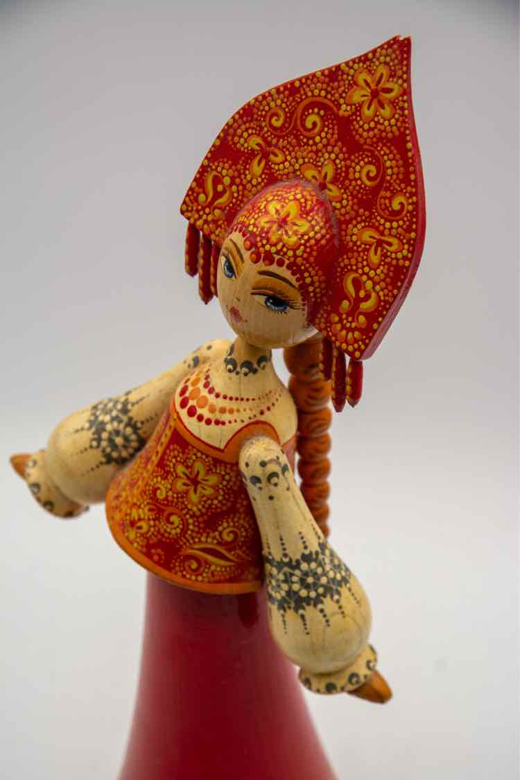 Vintage Russian Handmade Doll