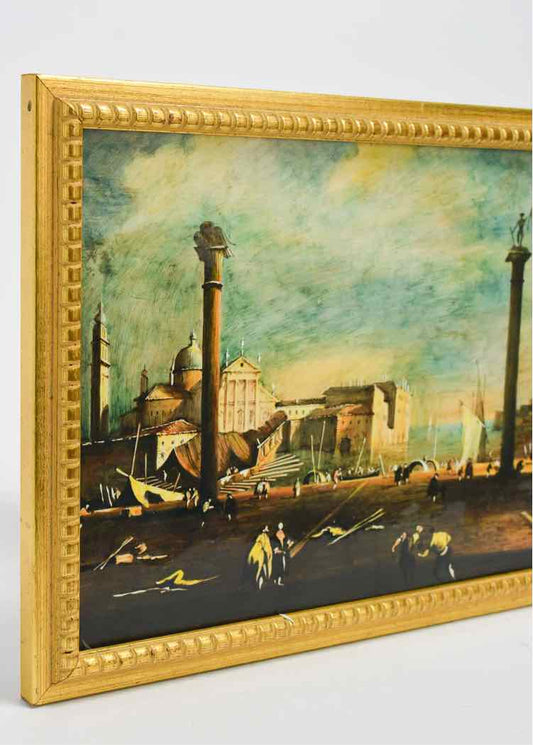 Hand painted Italian Landscape Tiles