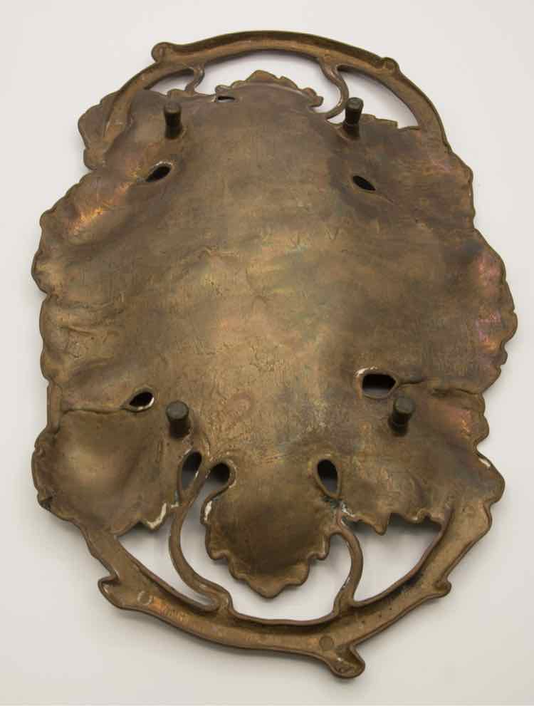 Vintage MCM Brass Leaves Tray