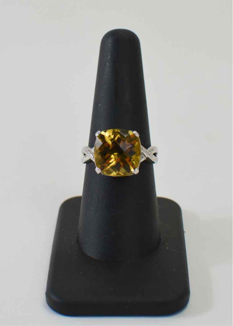 .925 Citrine Ring