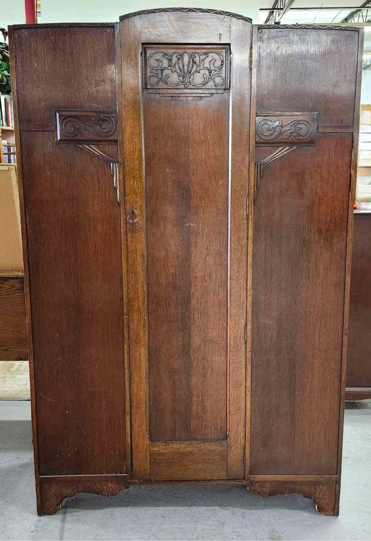Antique Art Deco Chifforobe Armoire