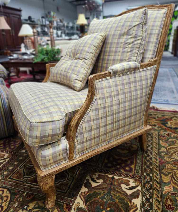 French Upholstered Arm Chair