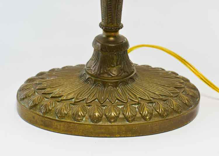French Brass Swan Lamp