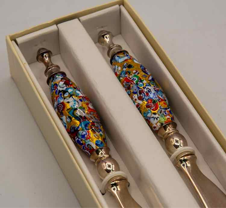 2 Murano Butter Spreaders