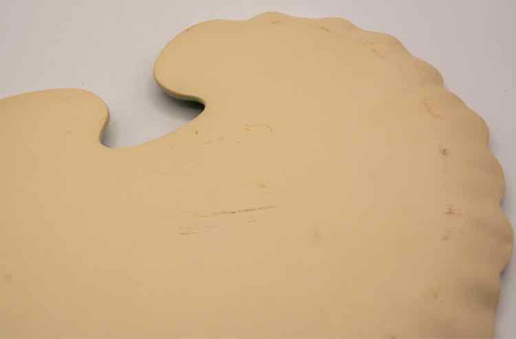 Newman Ceramic Works Signed Leaf Platter