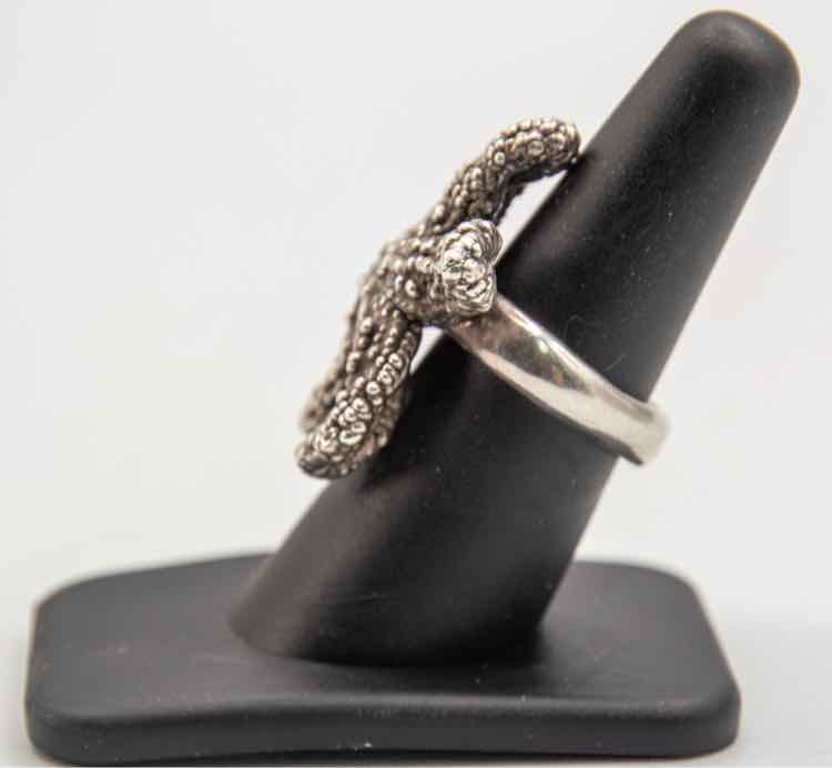 Te Amo Starfish Ring/Sterling