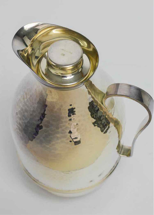 Silver Plated Hammered Pitcher