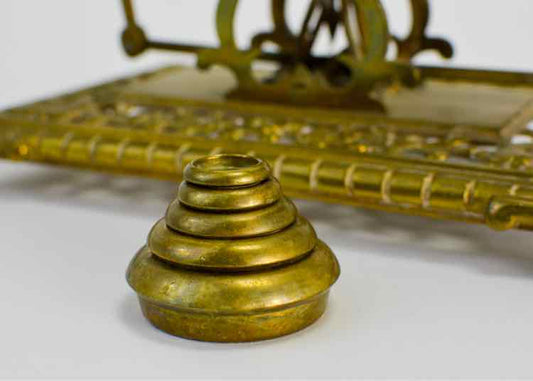 19th Century Victoria Cast Brass Scal