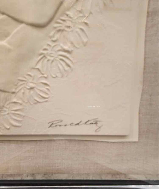 'Devoted' Cast Paper Sculpture by Ronald Katz