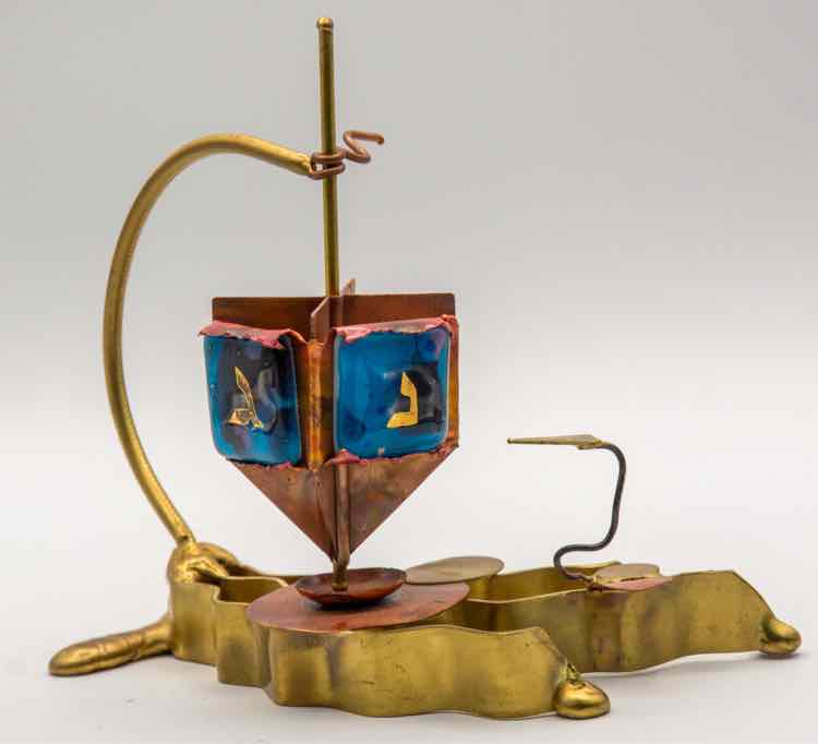 Metal & Glass Dreidel