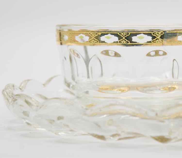 Vintage French Glass Bowl/Plate