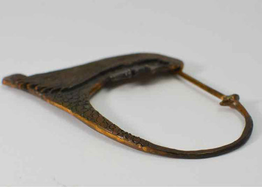 V. Vlckova Sphinx Bronze Coat Pin