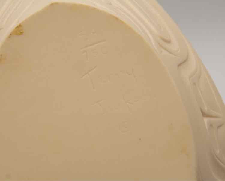 White Porcelain Vessel by Terry Jackson