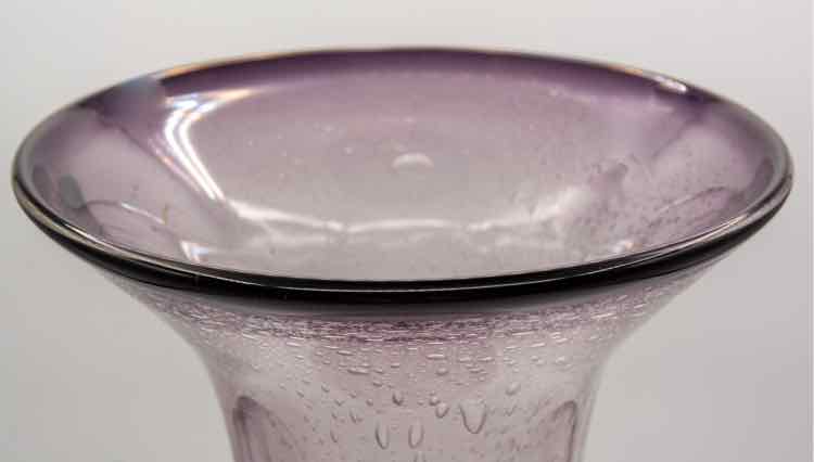 Art Bubble Glass Vase 15”