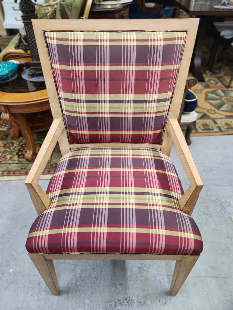 4 Wood Madras Chairs AS IS