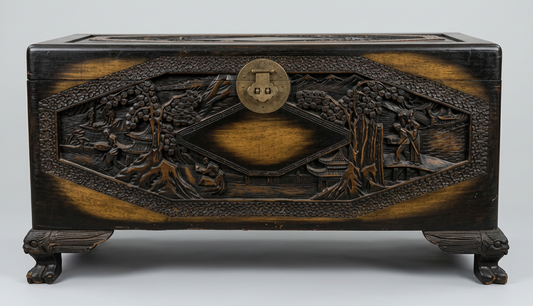 Carved Asian Chest