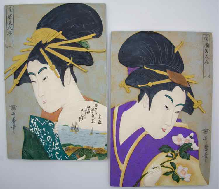 Asian Resin Art Hangings