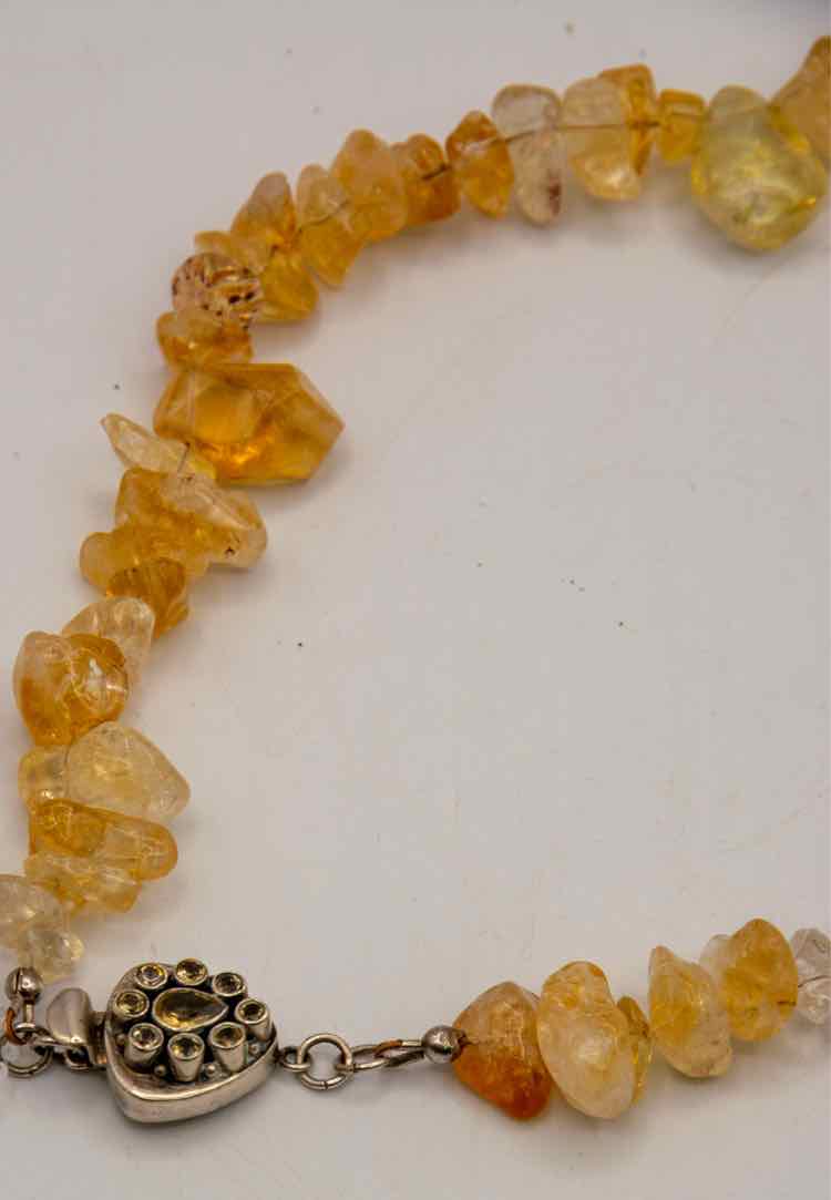 Golden Rutile Quartz Necklace