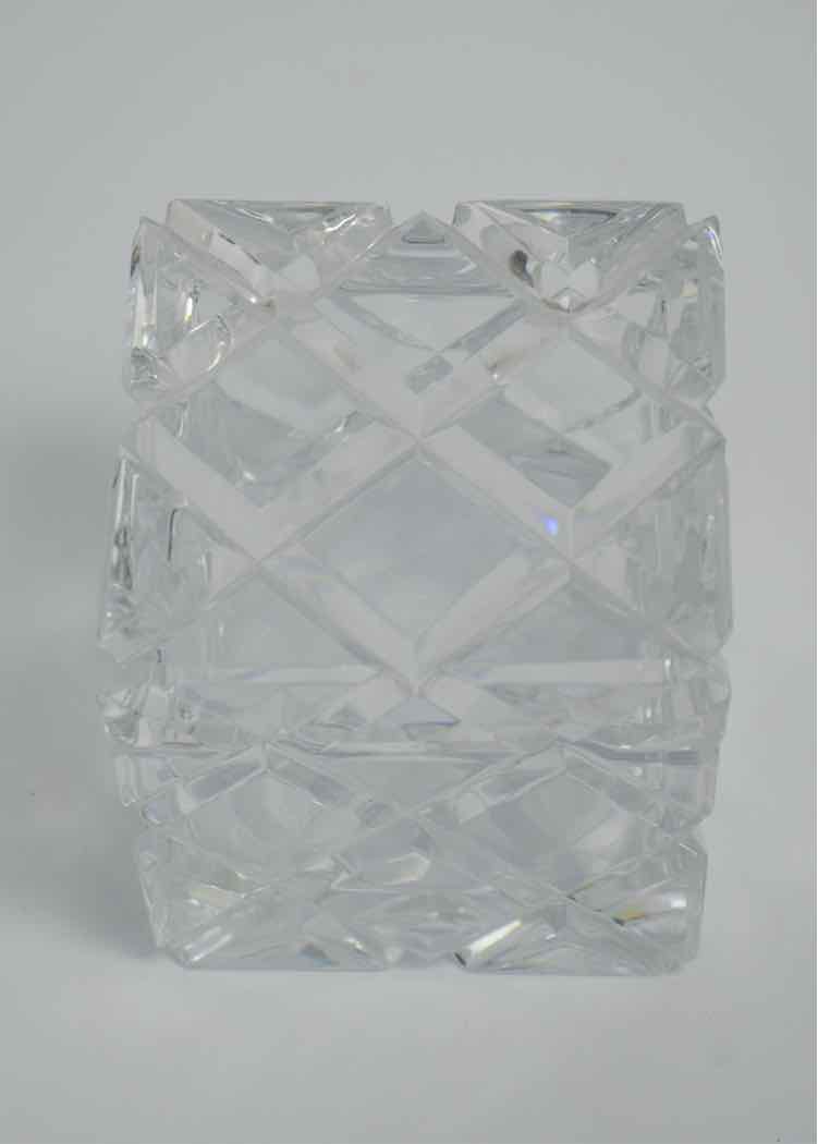 Crystal Cube Candy Dish