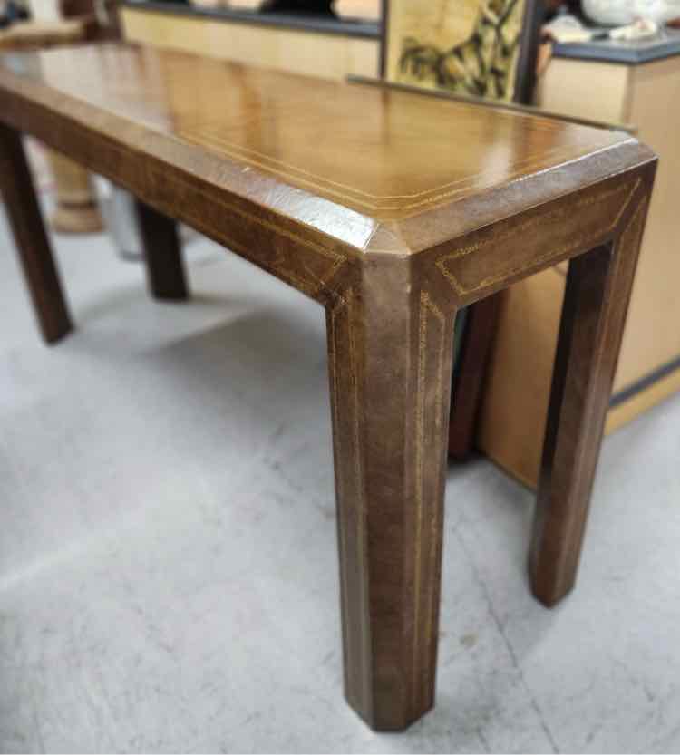 Leather Sofa Table