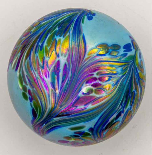 Orient Art Glass Paper Weight