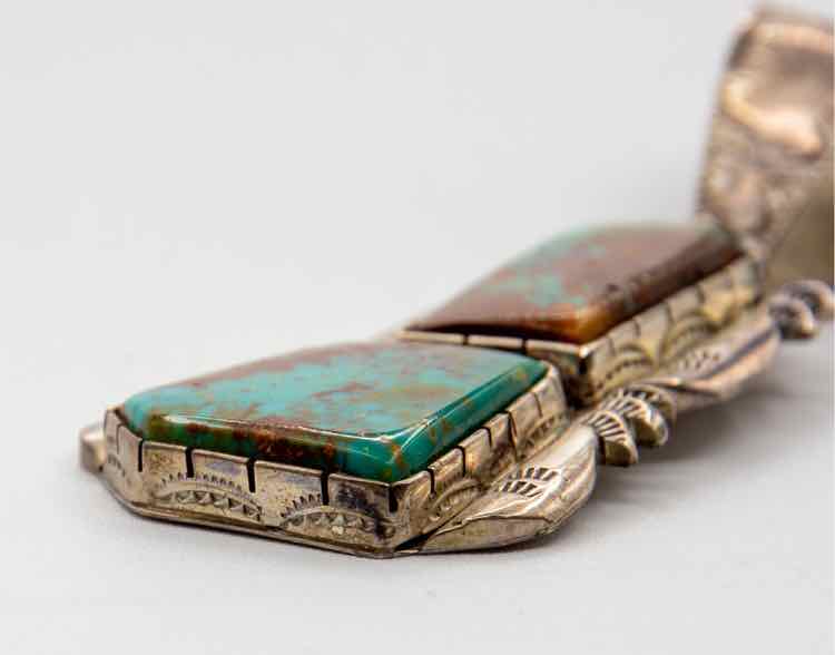 Vtg. Turquoise .925 Pendant