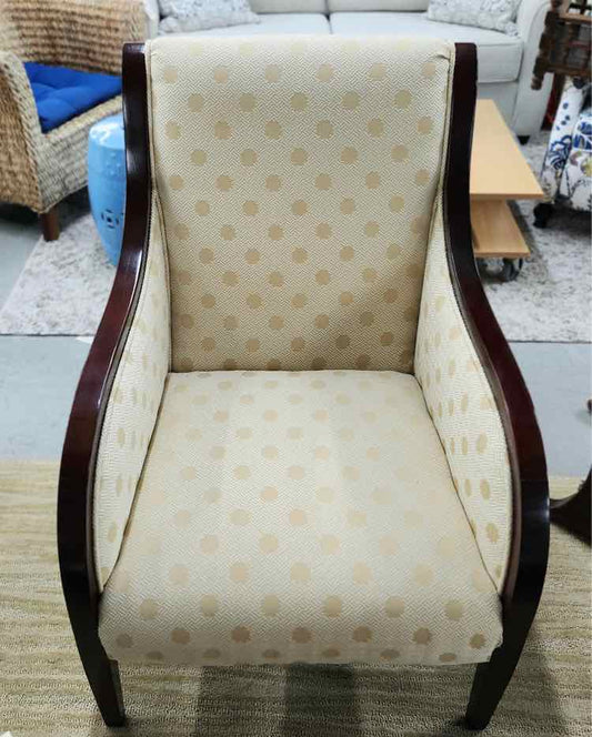 Gold Wood Frame Chair
