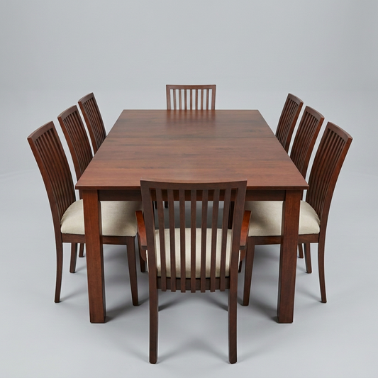 Dining Table w/8 Chairs and Leaf