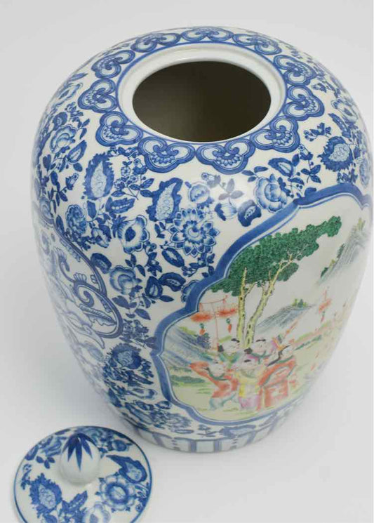 Blue & White Chinese Ginger Jar