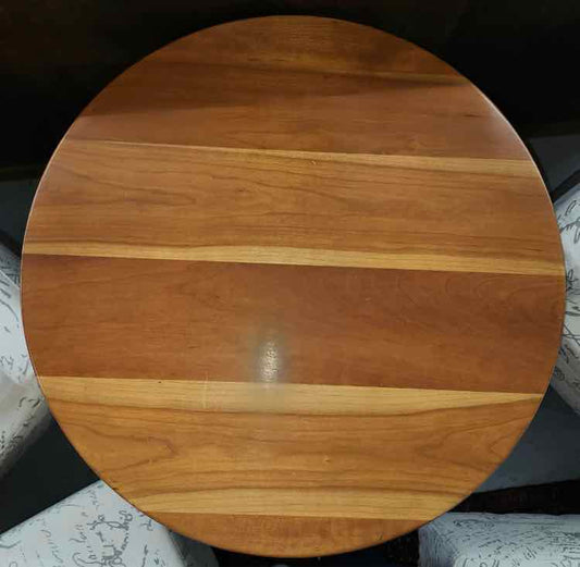 Cherry Oak Round End Table