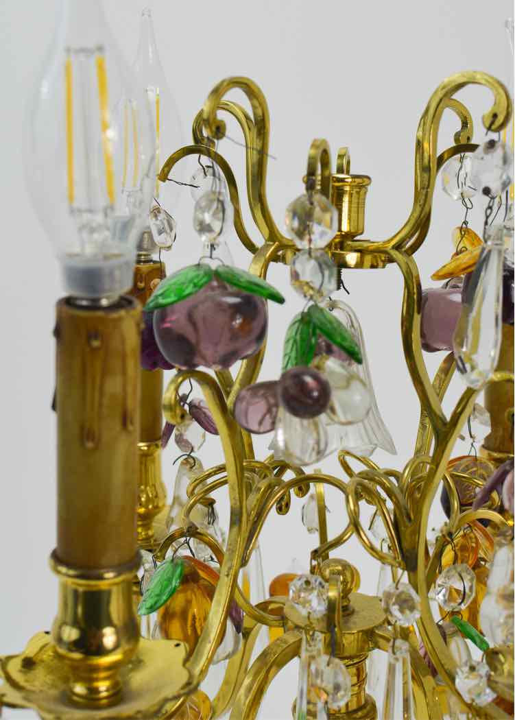 Vtg.Ornate Brass Candelabra