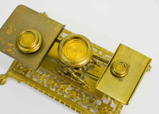 19th Century Victoria Cast Brass Scal