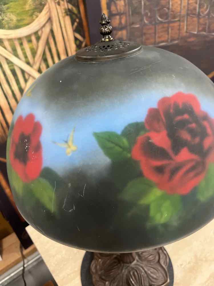 Dome Floral Lamp