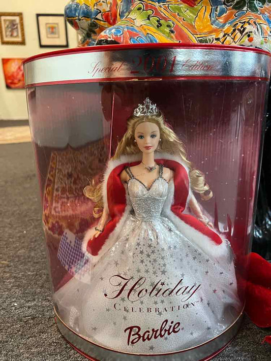 Collectable 2001 Holiday Celebration Barbie