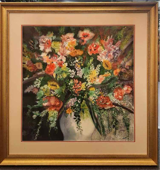 Wild Flower Bouquet Painting