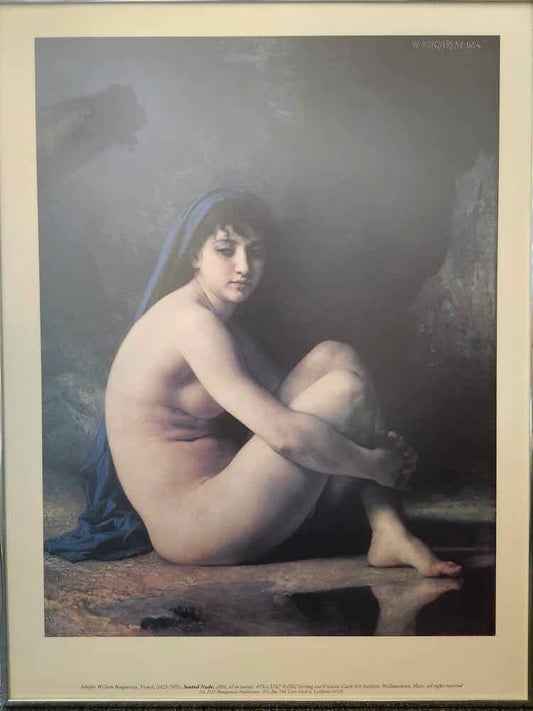 Adolphe Bouguerean "Seated Nude"