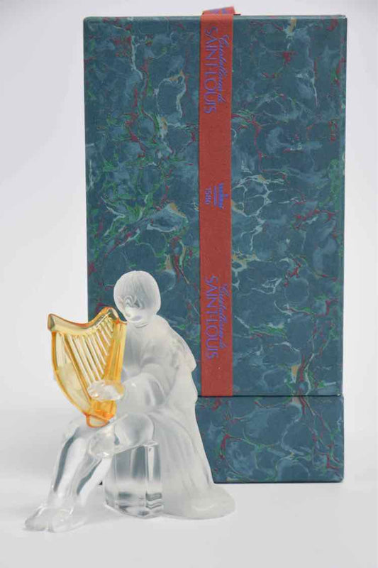 St.Louis France Harp Irish Crystal Figure